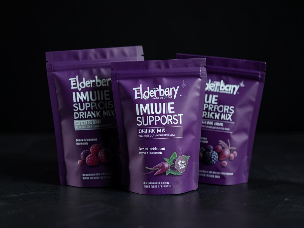Oasis elderberry drink mix packs